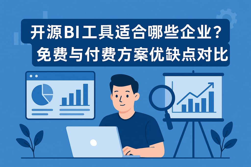 开源BI工具适合哪些企业？免费与付费方案优缺点对比"